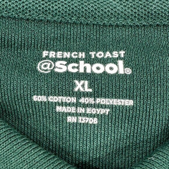 French Toast Men's Size XL Short Sleeve Sport Polo Academy Sports Outdoor Green - Picture 5 of 13